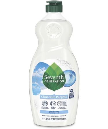 Seventh Generation Free & Clear Dish Liquid Soap 25 Oz - Pack of 6 - Buy Online on GoSupps.com
