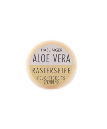 Haslinger aloe vera shaving soap 60 g - Buy Online on GoSupps.com