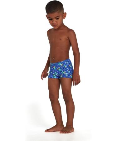 Buy Speedo Boys Corey Croc Digital Aquashort 5 Years - Blue/Emerald/Mango/Aqua Mint/White | International Shipping Available - Buy Online on GoSupps.com