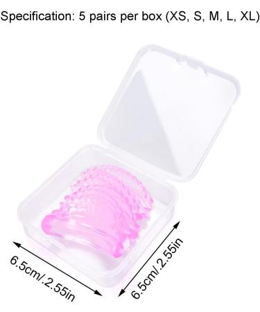 Eyelash Perm Rods Lashes Makeup Tools Seashells Design Eyelash Perming Curler Shield Pads Reusable Lash Lift Tool Silicone Eyelash Perming Curler Self-Adhesive for Daily - Buy Online on GoSupps.com