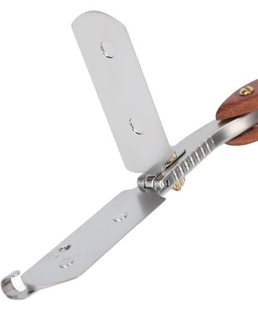 Professional Straight Edge Razor for Mustache & Beard - PU Leather Rosewander Hand Razor for Men (No Blade) - Buy Online on GoSupps.com