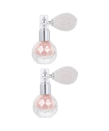 FOMIYES Hair Glitter 2 pcs Body air Bag Powder Body Glitter Blush Makeup Glitter Highlighter Glitter Spray high Gloss Sprayer Powder Glitter Bottle Perfume Bottle The face Sequins Luster Pinkx2pcs mediumx2pcs