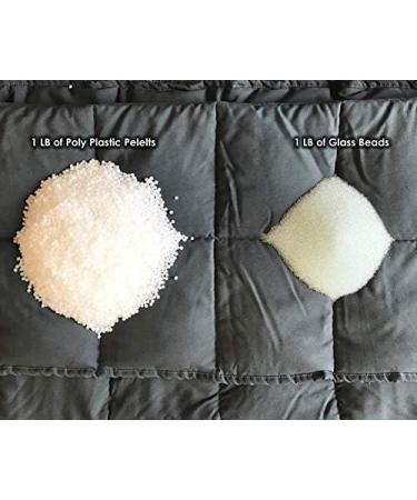 Weighted blanket glass shop beads