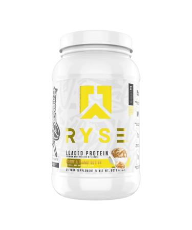 Ryse Core Series Loaded Protein | 25 Grams of Protein Per Serving | Whey Isolate & Whey Concentrate Protein Powder with Added MCTs & Fibre | 2LB 27 Servings (Vanilla Peanut Butter)