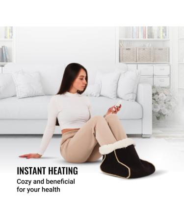 Buy Ecosapiens Foot Warmer 3 Temperature Levels Automatic Shut-off All Sizes Overheating Protection Washable Lining - Buy Online on GoSupps.com