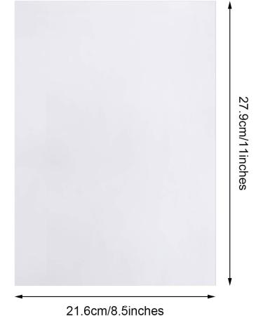 200 Sheets Tracing Paper 8.5 x 11 inches - White Translucent Clear Carbon Paper for Sketching, Printing, Drawing - Ideal for Artists and Animators - Buy Online on GoSupps.com