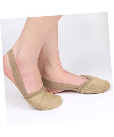 NOLITOY Invisible Toe Sleeve Half Palm Jazz Shoes - Gold Women's Heels Ballet Foot Pads & Non-Slip Insoles for Men & Girls - Buy Online on GoSupps.com