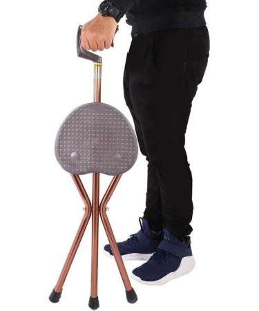 Walking Stick Seat Folding Walking Sticks Folding Stool Multi-Function Handle Lighweight Aluminium Height Adjustable Max User Weight 200kg Surprise Gift - Buy Online on GoSupps.com