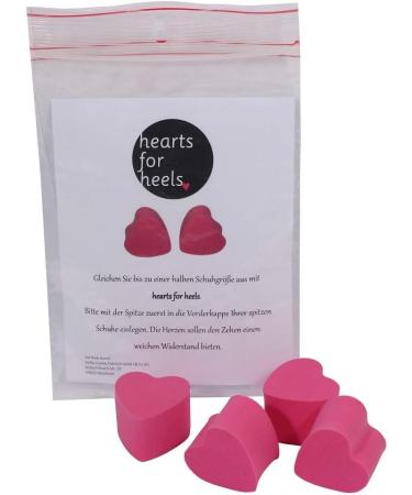 DELFA Hearts for Heels - Exclusive Double Pack 2 Pairs Shoe Pads for High Heels | Comfort & Style - Buy Online on GoSupps.com