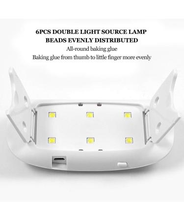 9W Mini Nail Dryer - Portable USB UV LED Lamp for Gel Polish & Nail Art | International Shipping Available - Buy Online on GoSupps.com