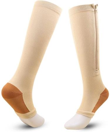 LADDA XXL Compression Socks with Zipper - Skin Protection & Comfort | 2 Pairs for Optimal Support | International Shipping Available - Buy Online on GoSupps.com
