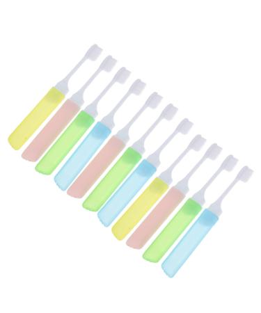 Tovinanna 12th trip toothbrush children toothbrush toothbrushes with dental floss portable travel toothbrushes or