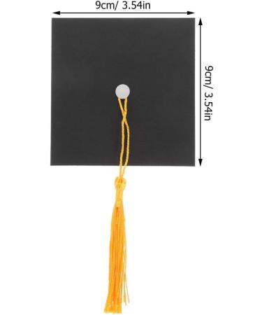 Alipis Graduation Cupcake Toppers 2024 Graduation Cap Cake Topper Class of 2024 Grad Cap Cupcake Pick Congrat Centerpiece Stick for 2024 Graduation Party Cake Decoration Black 30pcs - Buy Online on GoSupps.com