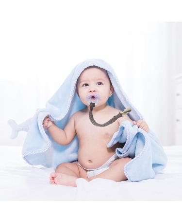 Handmade Pacifier Clips 4 Pack - Baby Holder Leash for Boys and Girls, Metal Clips for Baby and Toddler Pacifiers, Teether Toy - Buy Online on GoSupps.com