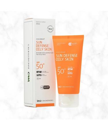 Sun Defense SPF 50 Oily Skin - Innoaesthetics - Sunscreen for oily skin - 60gr