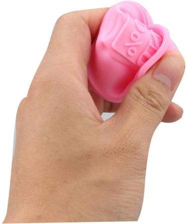 1pc Handmade Soap Mold Handmade Soap Mold Multi Usage Words Soap Mold Reusable Square Silicone Mould for Kitchen Pink - Buy Online on GoSupps.com