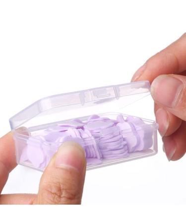100Pcs Blue Flower Shape Portable Travel Soap Paper Sheets Disposable Hand & Foot Care Soap Flakes for Cleaning & Hygiene - Buy Online on GoSupps.com