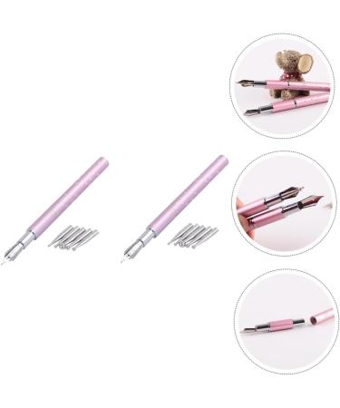 DOITOOL 6 Sets Colored Pen Nail Art Kit Nail Dotting Pen Manicure Kits Painting Tools Shoelace Charms Accessories for Gel Nail Kit Manicure Pen Drawing Pen Nail Polish Pink Metal - Buy Online on GoSupps.com