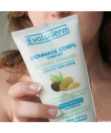  Evoluderm EVOLUDERM - 4 shower gels 500 ml + free scrub - Monoi shower gel - almond - aloe vera - coconut rain - natural ingredients - Made in France - Buy Online on GoSupps.com