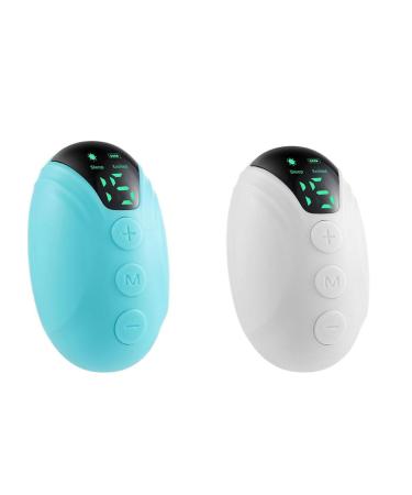 Dispositivo para Ansiedad Handheld Night Sleep Aid Small Natural para Ansiedad for Improved Mood and Focus Attention Portable Dispositivo para Ansiedad (Green+ White)