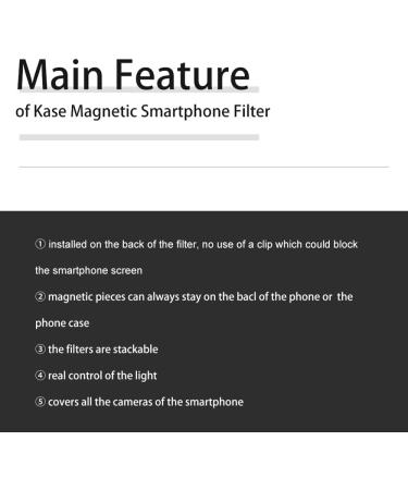 Kase CPL Filter 50mm Magnetic Square Polarizer for iPhone x/xr/xs/11/12/13/14 Pro Max and Android - Buy Online on GoSupps.com