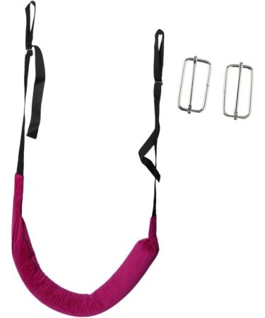 Generic Lumbar Traction Belt Lumbar Traction Device Patient Spinal Harness Portable Sturdy Home Office Travelling Back Traction Belt with Buckle Violet - Buy Online on GoSupps.com