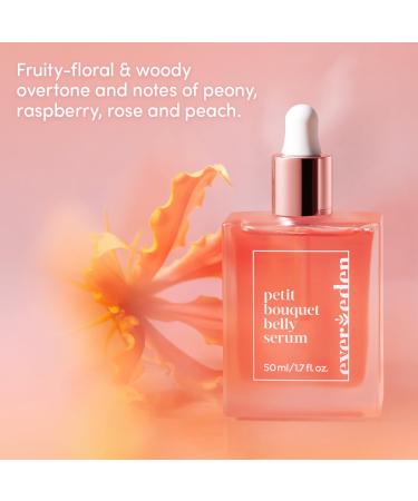 Evereden Petit Bouquet Belly Serum | Clean Vegan Stretch Mark Oil for Pregnancy & Postpartum | 1.7 fl oz Non-Toxic Maternity Skincare - Buy Online on GoSupps.com