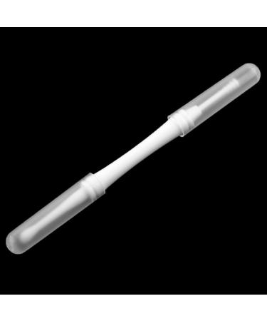 Plastic Double Tips Earpick Ear Wax Remover Pick Cleaner - White - Buy Online on GoSupps.com