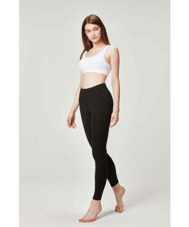 DEVOPS Women's Thermal Long Johns Underwear Leggings Pants 2 Pack - Black, Small - Buy Online on GoSupps.com