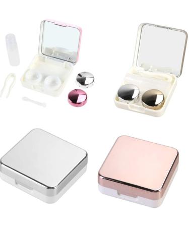 Faruta 2-Part Contact Lens Travel Set - Black Holder with Tweezers & Solution for Women & Girls - International Shipping Available - Buy Online on GoSupps.com