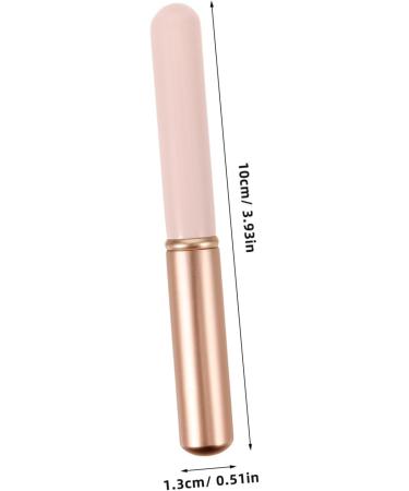 Lip Blending Brush Makeup Brush for Lip Gloss & Lipstick Application Lipstick Applicator Lip Gloss Brush Lip Mask Brush Lip Makeup Lip Balm Aluminum Tube Pink Round Head - Buy Online on GoSupps.com