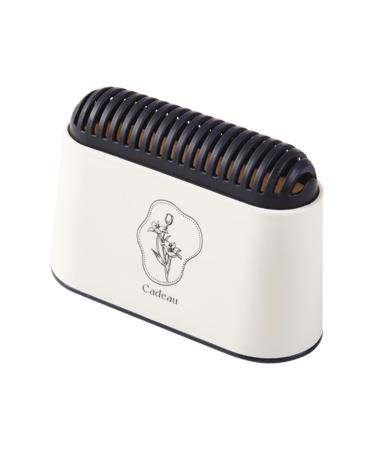 Refrigerator Deodorizer Household Charcoal Deodorizer with Suction Cup | White Deodorizer with Ventilation Holes Reusable Deodorizer for Apartment Tosier