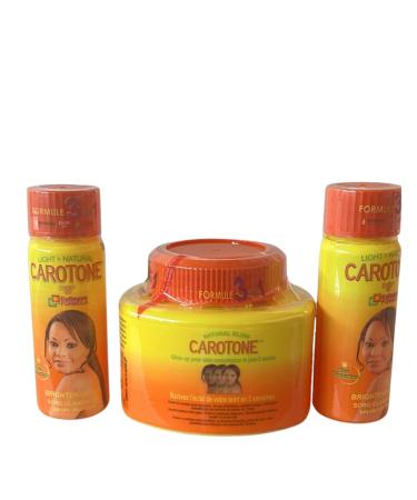 Moisturizing Body Care Set Carrot Extract Cream 300ml (Pack of 3) & Carrot Oil 65ml (Pack of 2) | Soft & Smooth | Pack Duo