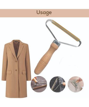 Portable Lint Remover Non-Damaging Pet Hair Cleaner & Clothes Fuzz Shaver for Rugs Couch and Furniture - Reusable Brown Carpet Scraper - Buy Online on GoSupps.com