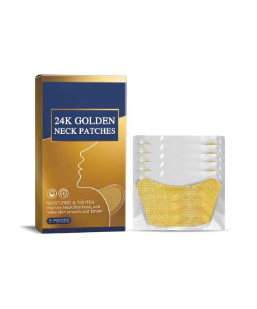 15PCS Collagen Neck Patch 24k Gold Neck Line Removal Anti wri-nkle Firming Lifting Moisturizing Retinol Hyaluronic Acid Sticker