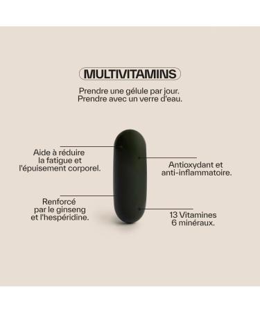 NDL Pro-Health Multivitamins - Dietary supplement with vitamins C B6 B12 ginseng and hesperidin extract 1 month supply 30 capsules by Rafa Nadal - Buy Online on GoSupps.com