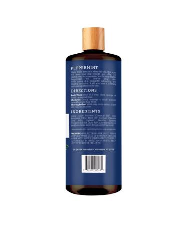 Dr Jacobs Naturals Peppermint Castile Body Wash - 32 oz, Sulfate-Free, Paraben-Free, Cruelty-Free Formula for Nourished Skin - Buy Online on GoSupps.com