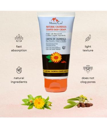 Buy Mommy Care Natural Calendula Diaper Rash Cream 4.06 oz - Soothing & Gentle Care for Babies - International Shipping Available - Buy Online on GoSupps.com