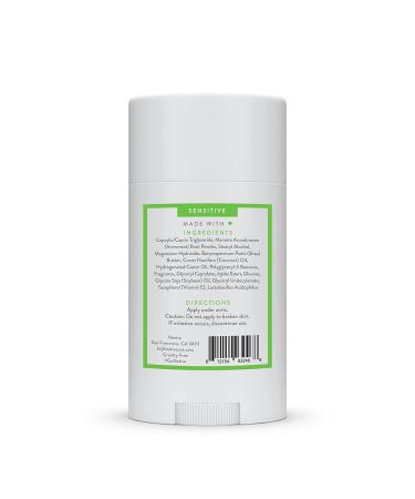 Natural Sensitive Deodorant | Aluminum-Free, Baking Soda-Free, Phthalate-Free | Coconut Oil and Shea Butter | Cucumber & Mint Scent for Women and Men - Buy Online on GoSupps.com