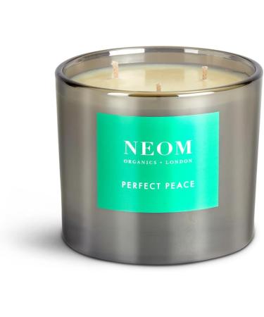 NEOM Perfect Peace 3 Wick Candle - Pine Myrrh & Lime Peel Fragrance for Festive Christmas Atmosphere - Buy Online on GoSupps.com
