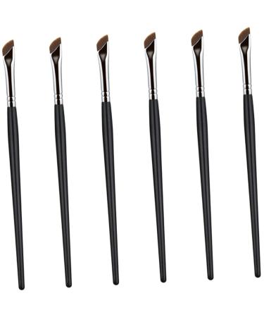 Housoutil Concealer Brush 6pcs Eyebrow Brush Makeup Brush Eyeliner Pencil Brow Brush Angled Cosmetic Brush Miss Flat Qingxian