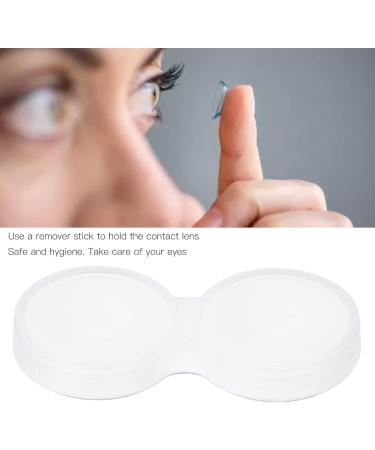 Contact Lens Travel Case Set with Care Fluid Bottle - Mini Etui with Tweezers & Storage for Soaking Lenses - Buy Online on GoSupps.com