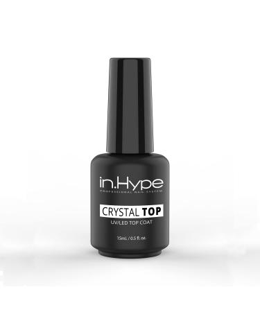 In.Hype Gel Top Coat UV/LED Cured (Crystal Top) - with sticky layer