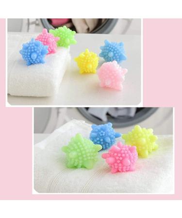 Washing Ball Washing Ball for Washing Machine Laundry Ball Plastic Dryer Balls Reusable Dryer Ball Laundry Ball Solid Colorful Dryer Balls Random Colors 6cm 12 Pieces - Buy Online on GoSupps.com