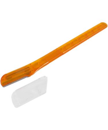 Ruilogod Plastic Handle Eyebrow Removal Shaver Trimmer - 13cm Orange | International Shipping Available - Buy Online on GoSupps.com