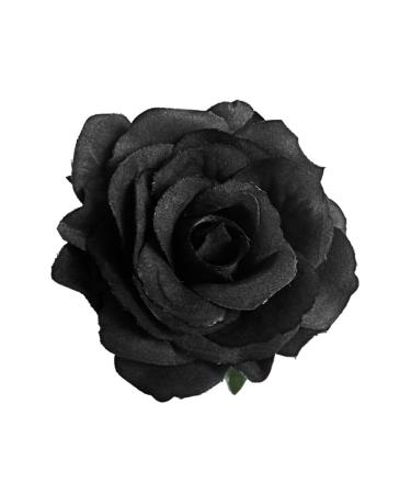 5Pcs Rose Hair Clips - Black Bridal Hairpins & Fabric Accessories for Weddings - Buy Online on GoSupps.com