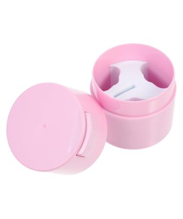 Glue Storage Tank Eyelash Glue Jar Lash Tool Eyelash Glue Dry Storage Jar Sealed Container Eyelash Glue Storage Tech Eyelash Supplies Grafting Glue Jar Eva Glue Bottle Cosmetic 8.2x7x7cm Pink