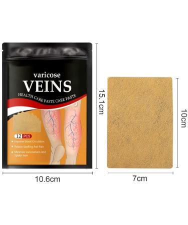 Mandurs 72Pcs Varicose Veins Patch - VeinHealth Treatment for Legs | Improve Blood Circulation, Reduce Pain & Swelling - Buy Online on GoSupps.com