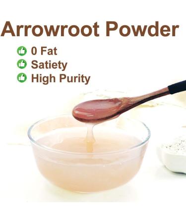 Organic Arrowroot Flour Powder - 100% Pure Puerariae Meal Replacement for Cooking & Baking - 100G/3.52oz - Buy Online on GoSupps.com
