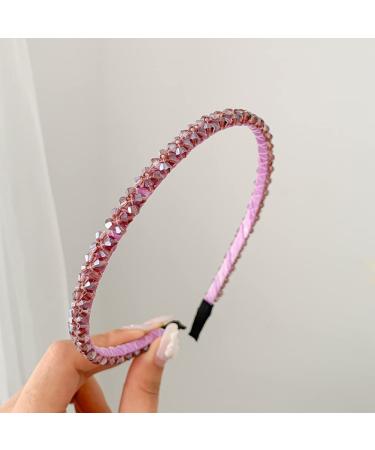 Ruihfas 6Pcs Double Rows Crystal Rhinestone Headband for Women Girls - Bling Bling Fashion Hair Hoop - Buy Online on GoSupps.com